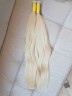 Волосы блонд в срезе для наращивания 70см #60