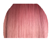 Натуральные нежно-розовые волосы